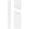 Ekena Millwork Two Equal Raised Panel PVC Pilaster w/Standard Capital & Base, 12W x 108H x 2P, PR PILP12X108DRP01-2 - alternate 1